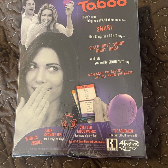 TABOO THE GAME OF UNSPEAKABLE FUN HASBRO NIB - Picture 4 of 4